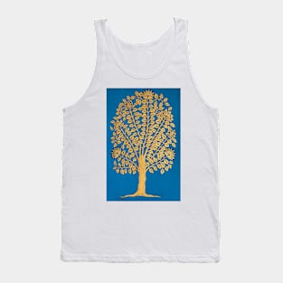 Tree of life, Red and gold, Indian folk art, Phad painting Tank Top